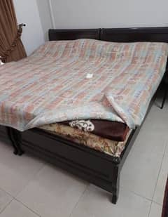 pure wood with mattress  same like new condition 03009060243