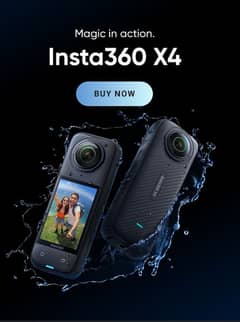INSTA 360 ONE X4 ( 360 VIEW 8K CAM ) SEALD PACK 0