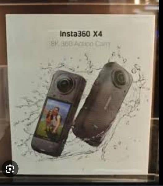 INSTA 360 ONE X4 ( 360 VIEW 8K CAM ) SEALD PACK 2