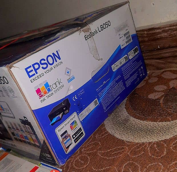 Epson L8050 New printer with original ink hp scanner 1