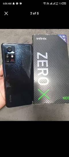 infinix zero x neo full box and charger gaming device 0