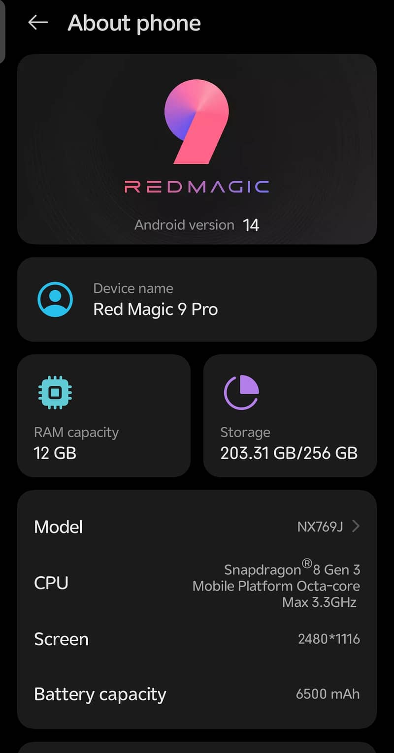 ZTE Nubia Red Magic 9 Pro 5