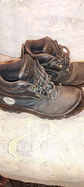 PURE LEATHER REAL RANGER SHOES 42 SIZE ORIGNAL CONDITION 1