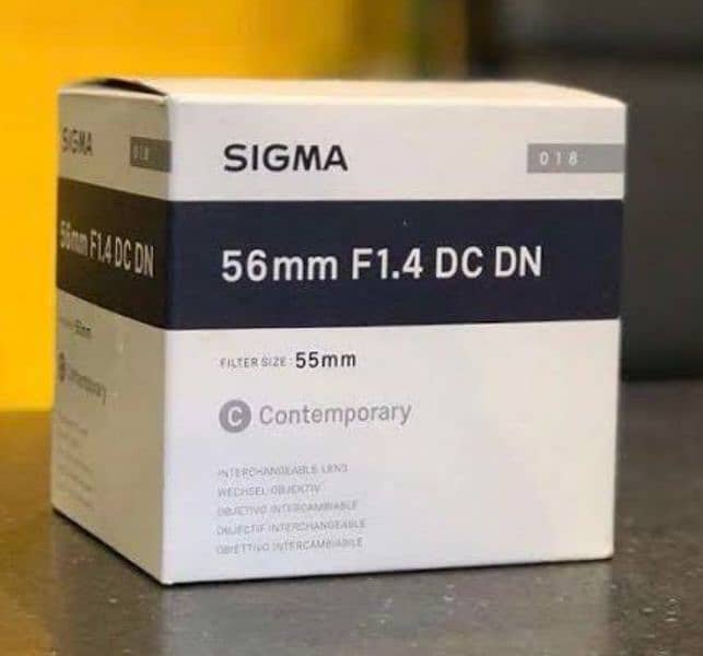 SIGMA 56MM F1.4 DC DN FOR SONY SEALD PACK 0