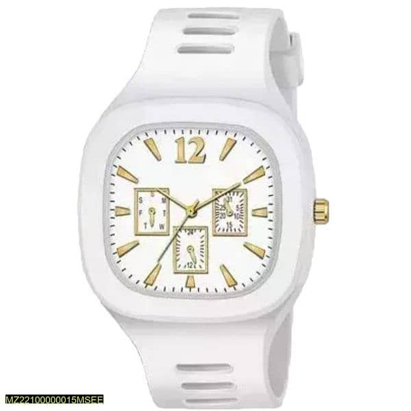 White Silicone Watch 1