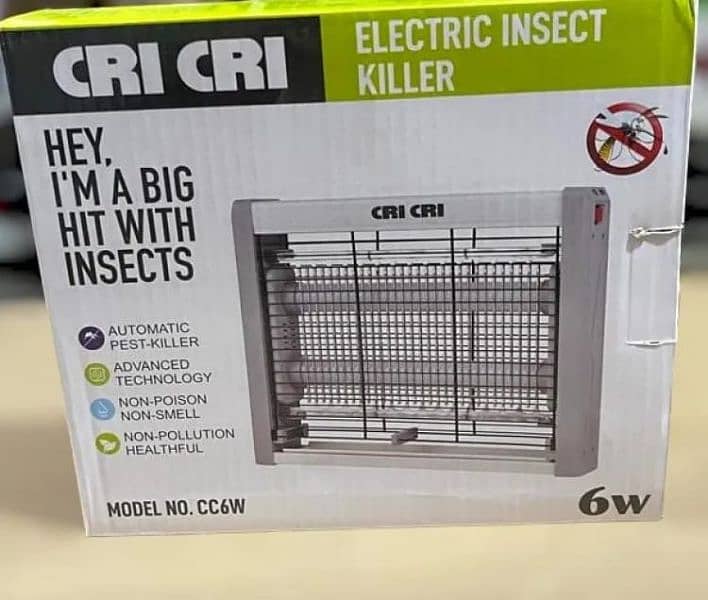 6W, 8W  Electric UV Insect Killer Fly Pest Zapper Catcher Trap LED 2