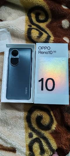I am sale Oppo Reno 10 5G 8+8 256gb with full box