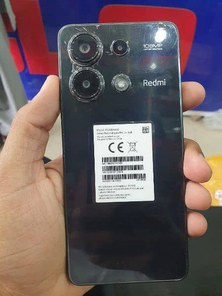 redmi note13 8/256 box + charger 3