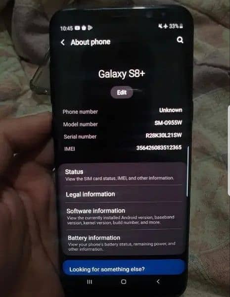 Samsung S8 Plus sims working 16