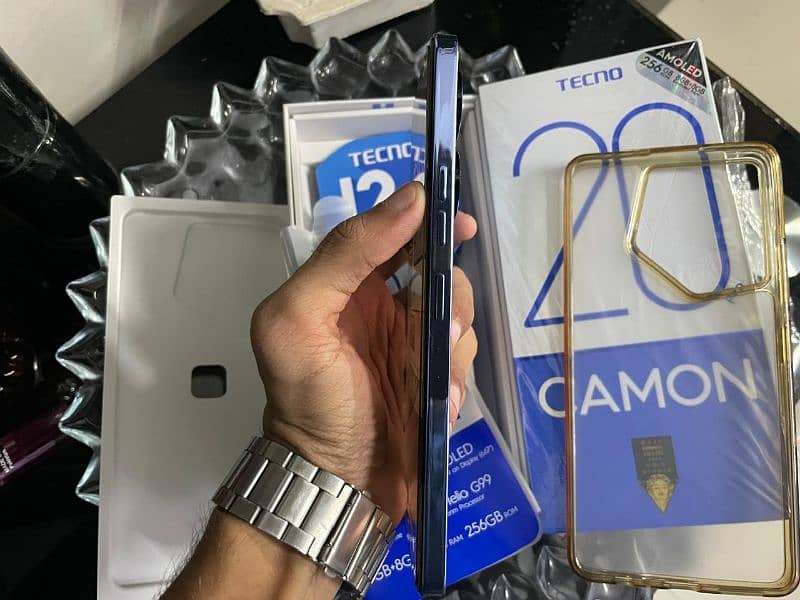 Tecno Camon 20pro PTA Approved G99+120Hz 8/256Gb 2