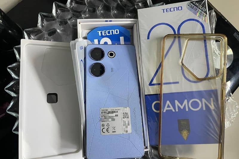 Tecno Camon 20pro PTA Approved G99+120Hz 8/256Gb 5