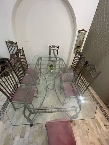 Wrought Iron table with chairs 0