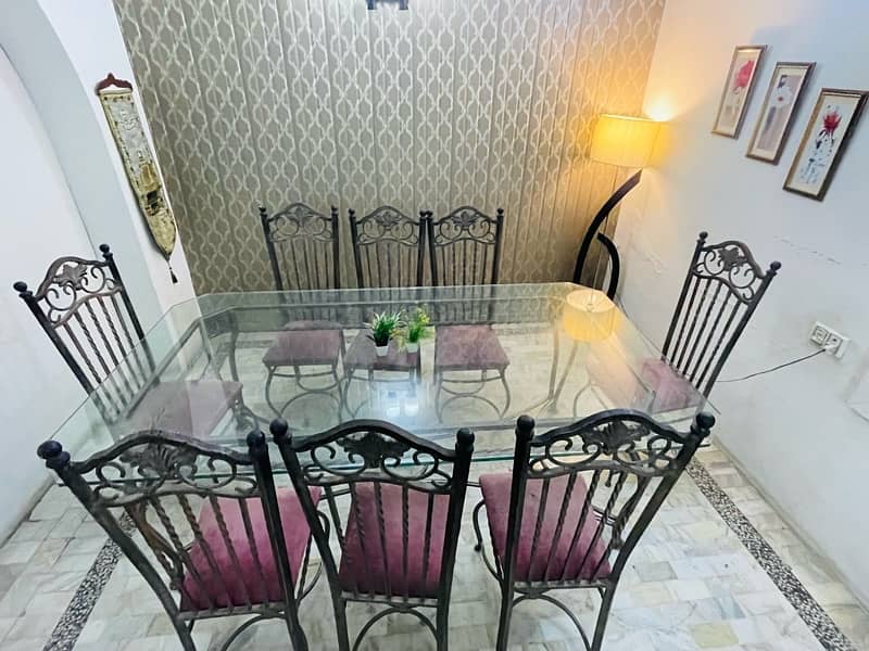 Wrought Iron table with chairs 2