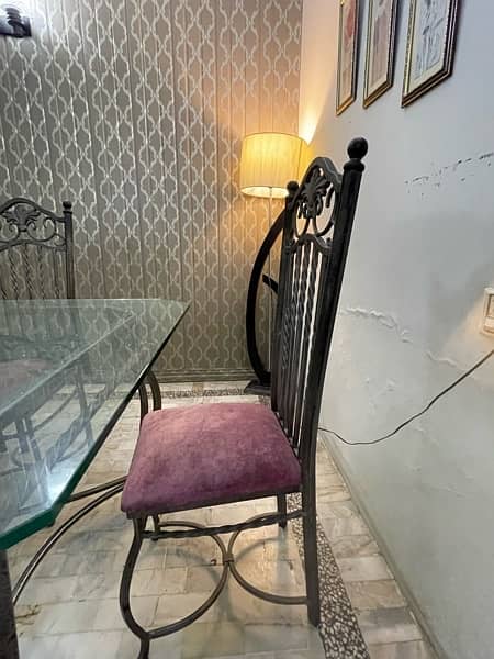 Wrought Iron table with chairs 3