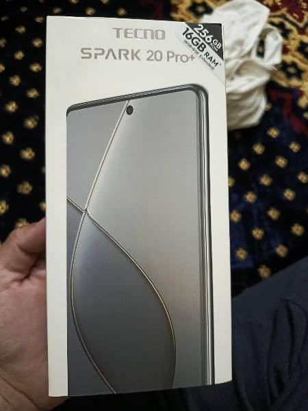 Tecno spark 20 pro+ 3D carved edge 16/256 GB new 11 month warranty 2