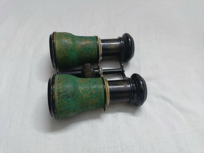 Antique Binocular Brass pocket size 3