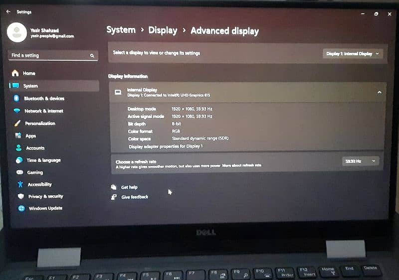 Dell XPS 13 model 9365 2-in-1 (360) laptop with InfinityEdge 2k screen 14