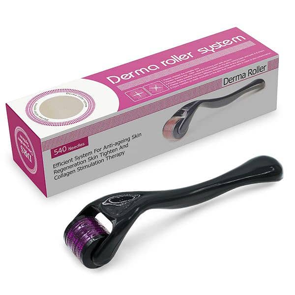Free Delivery Derma Roller 0.5mm 540 Micro Needles For Skin&HairGrowth 0