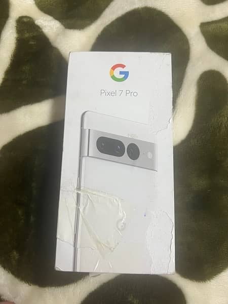 Google pixel 7 pro 128gb (white), box open only, non pta 1