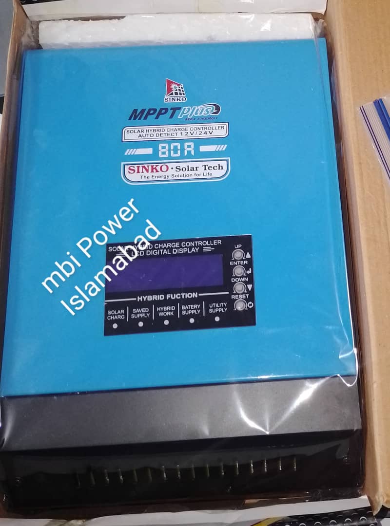 Solar Hybrid MPPT Controller Sinko Best Performance 80A 100A 0