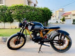 United 125 Modified Cafe Racer
