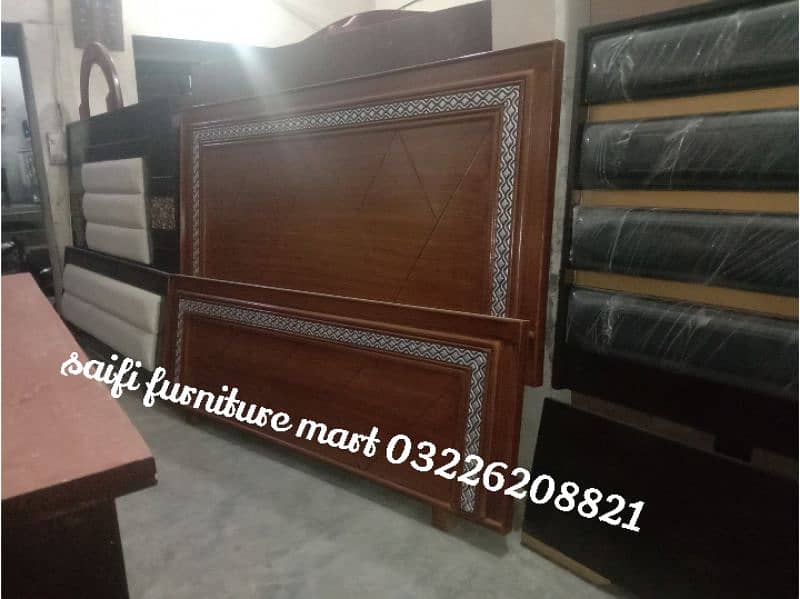 bed / double bed / king size bed  / poshish bed / bed set / single bed 4