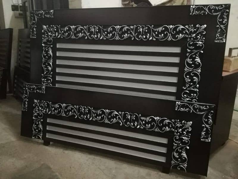bed / double bed / king size bed  / poshish bed / bed set / single bed 7