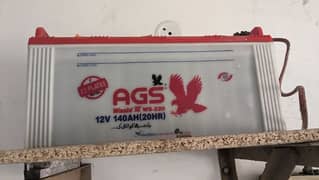 Ags washi 220 140AH 6 month used on ups 90% back up time