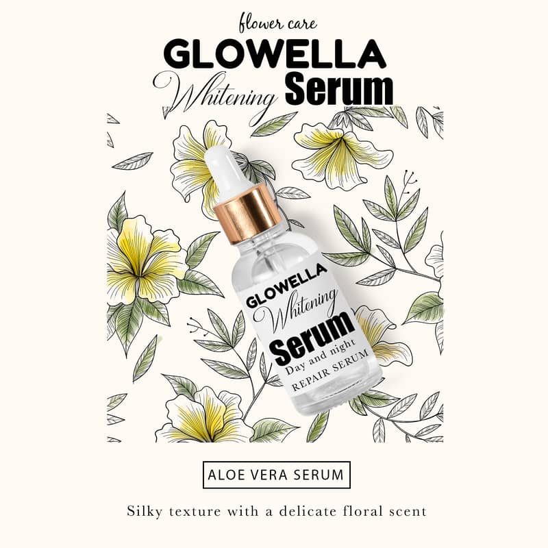 Glowella Skin Whitening Serum Pure AloeVera Organic for Sale Serum 0