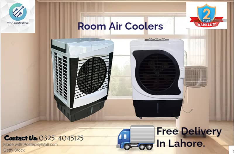 Room Electric Air Cooler / AC DC Fan Ice Box Water Tank 15