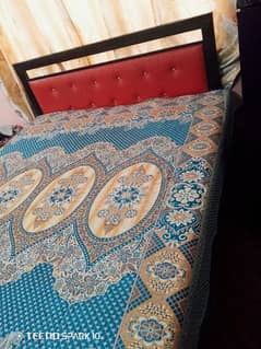 beautiful iron bed only 3 month use