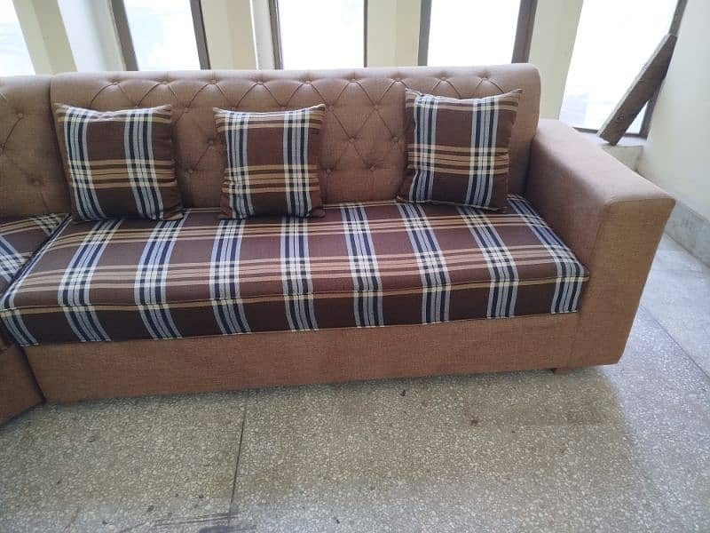 L-shaped corner sofa 7 seats for sale in Gujrat sofa in Gujrat 2