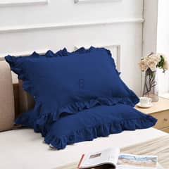 4 FRILL BORDERS PILLOW COVERS | 100% COTTON