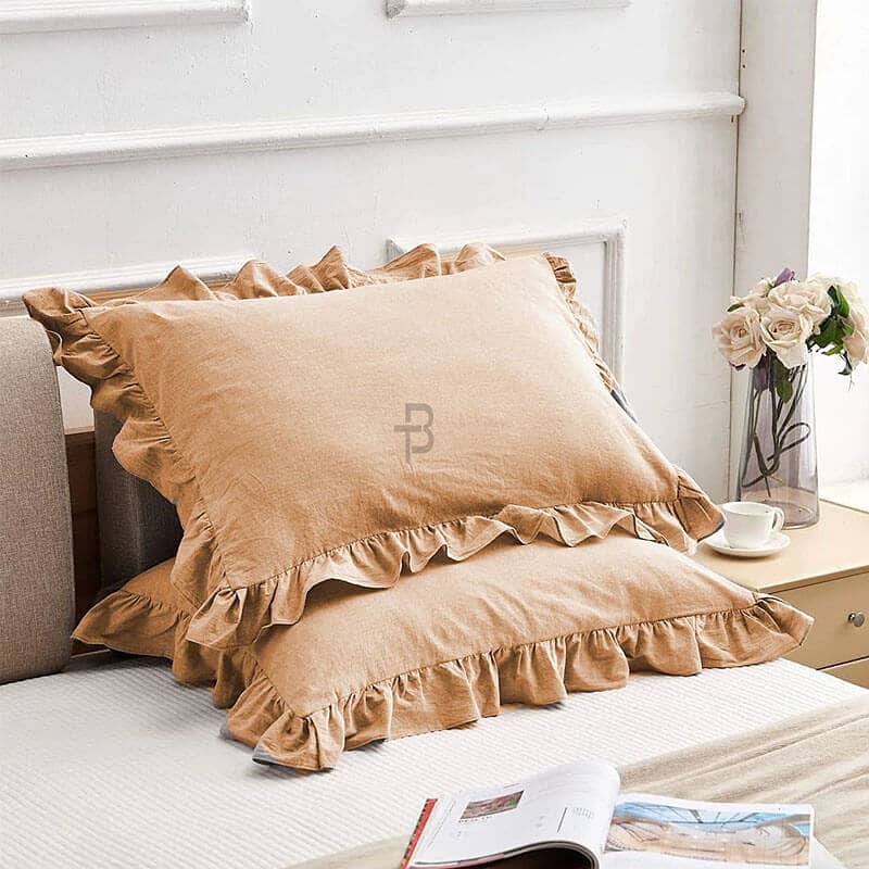 4 FRILL BORDERS PILLOW COVERS | 100% COTTON 3
