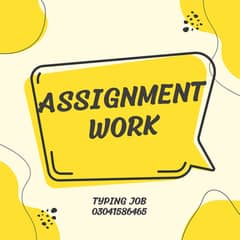 Online Assignment Work Available | Online Typing Job | Asignment Work