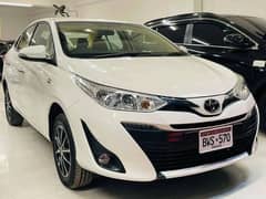yaris avaialble for rent with driver 0