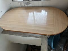 Dining table with set of 6 chairs for sale. URGENT SALE.