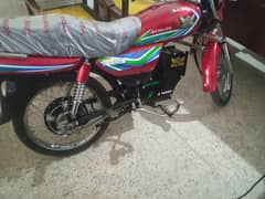 Road King 100cc Electric Bike Rs 165,000/-  0303-9649624