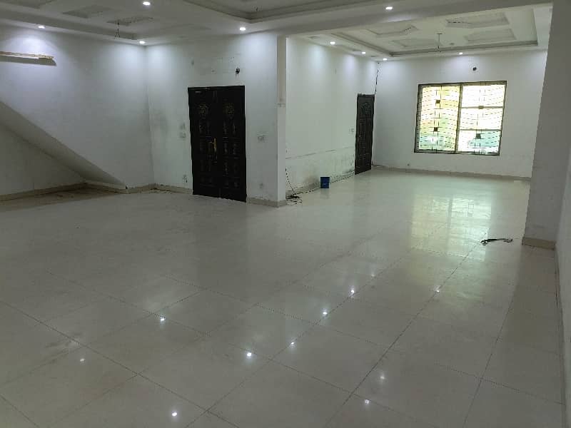 10,Marla Beautiful Ground Floor Hall+2, Rooms Available for office use in johar Town near Emporium mall 2