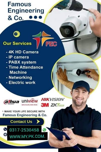 Dahua Technology
UNIVEW
HIKVISION
3M
ZKT 0