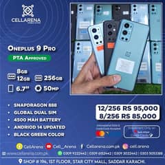 Oneplus 9 Pro 8GB 12GB 256GB Silver Black Green Approved Cellarena