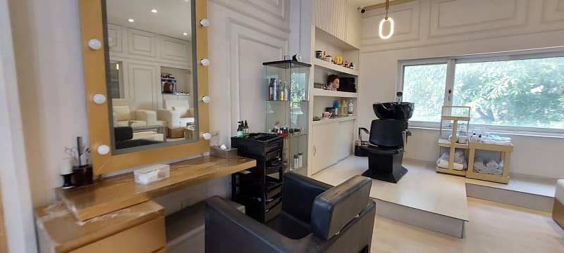 Fully Furnished Beauty Parlour For Rent On Mm Alam Link Road 9