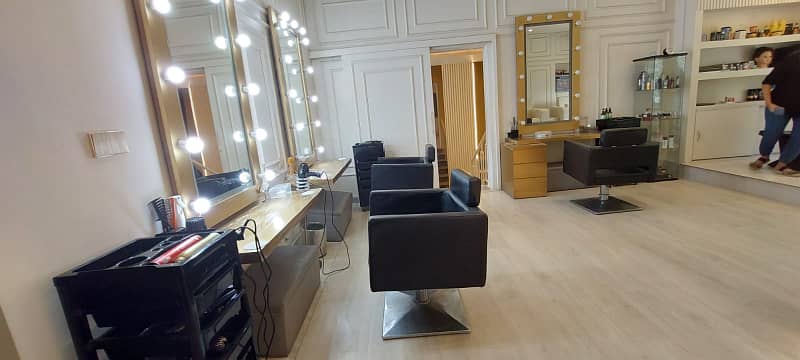 Fully Furnished Beauty Parlour For Rent On Mm Alam Link Road 13