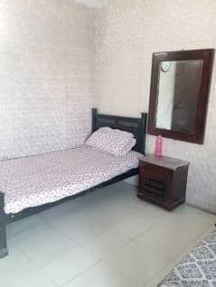 Fully Furnished Independent Room Vacant near Wapda Town Lahore.