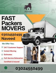 FAST Packers And Movers. 03024550499