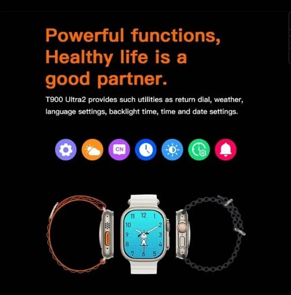 T900 Ultra With Wireless charge Smart Watch 4