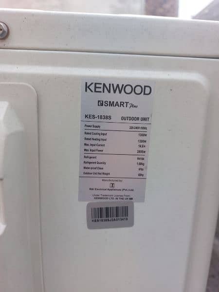 kenwood E. Smart plus 1838 1.5tonAc 5