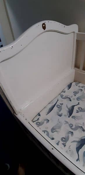 Baby cot with new mattress (moving out sale) urgent 10