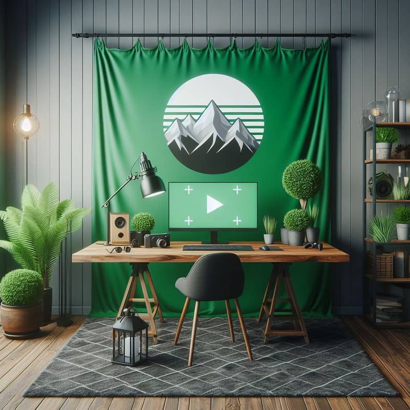 studio green screen Photography Backdrops Chroma key Video Background 5