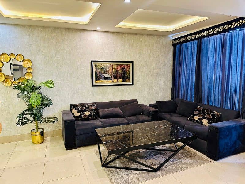 Two beds luxury apartment for rent on daily basis in bahria town 2